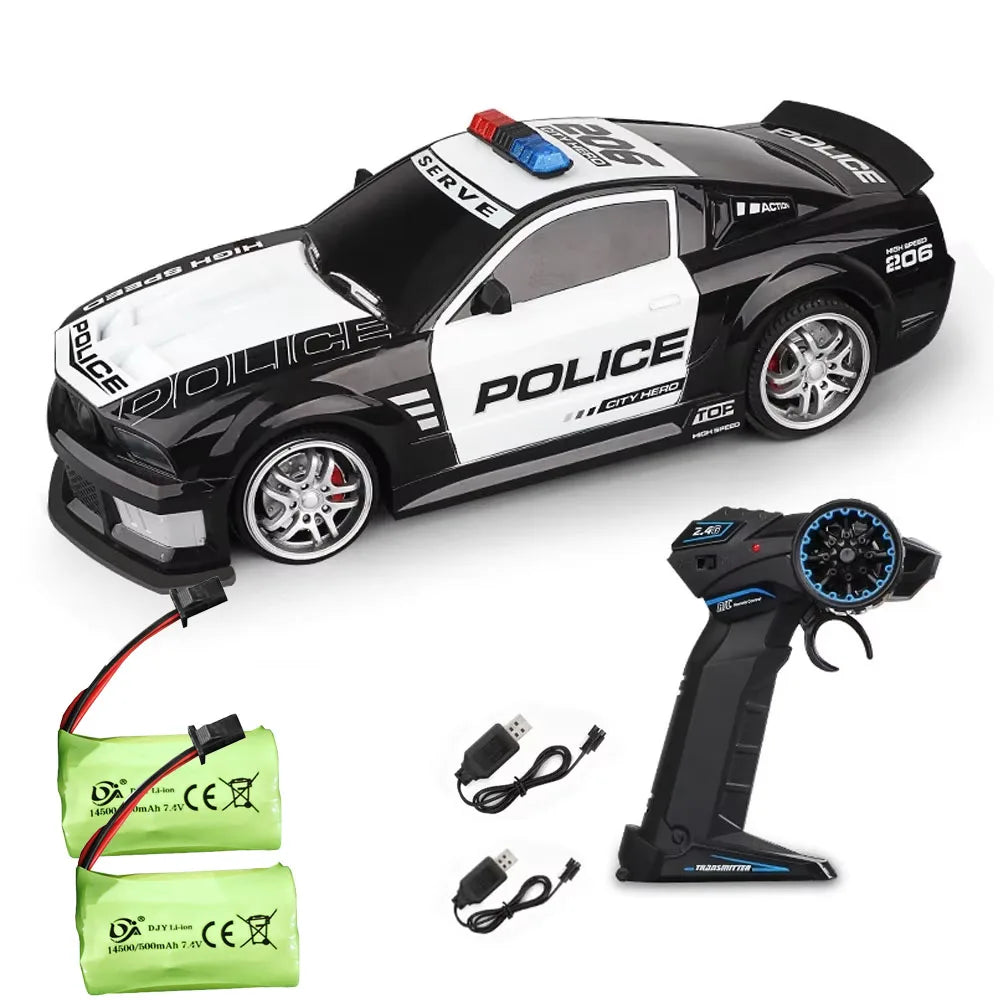 SpeedMax – RC policajné auto 1:12 s LED a 2,4 GHz diaľkovým ovládaním