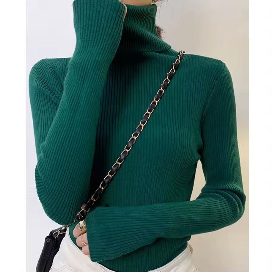 Heliar Pull à col roulé en cachemire pour femmes | Sweat-shirt doux et élégant pour l'hiver