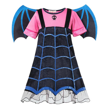 MoonCarnival – Mädchen Clown Tutu Kleid – Halloween Kostüm