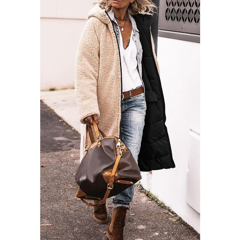 Devako Dorine | Lang dobbeltsidet hyggelig vinterfrakke