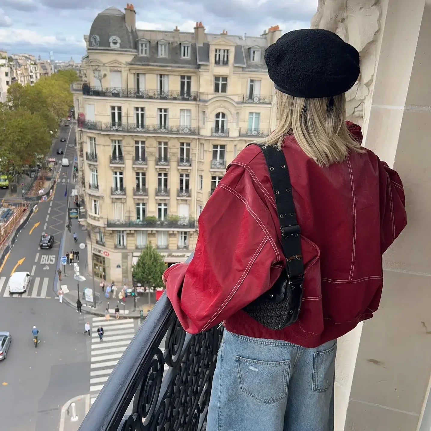 Liva | Oversized Jacke aus veganem Leder - Stil & Komfort