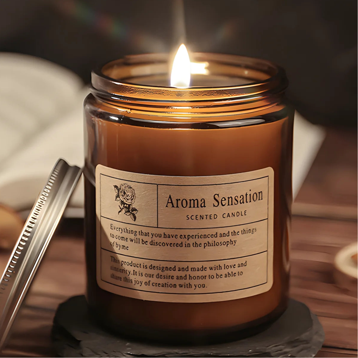 PureGlow Vonná sviečka – Bez dymu a plná vône pre relaxáciu