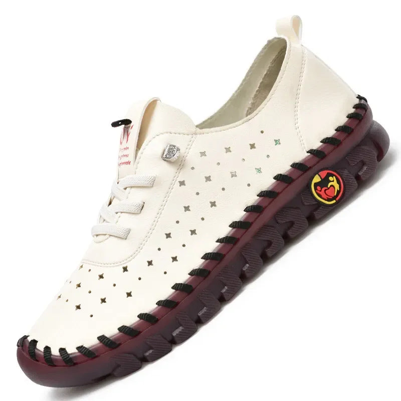 Sascha - Dámske kožené topánky s praktickou podrážkou