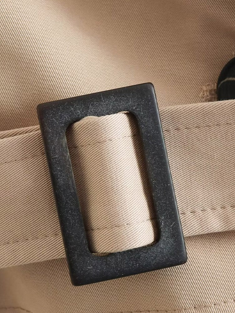 Nathalie | béžový trenčkot strihaný