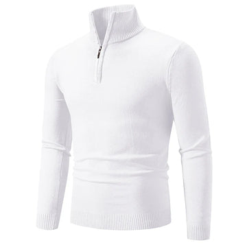 Klassischer einfarbiger Pullover für Männer - Jarvis