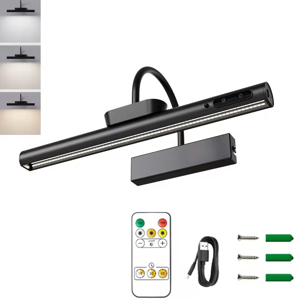 Bezdrôtová umelá svetelná lampa – Perfektné osvetlenie pre vaše obrazy