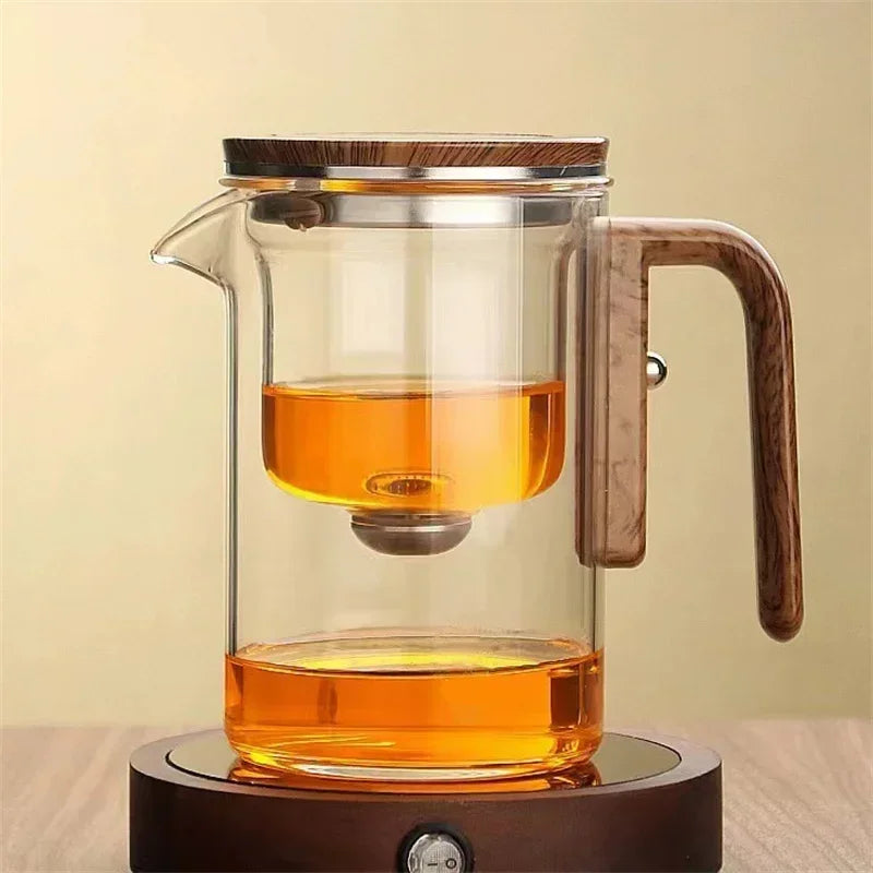 TeaMagnet - sklenená kanvica s oddelenou filtráciou
