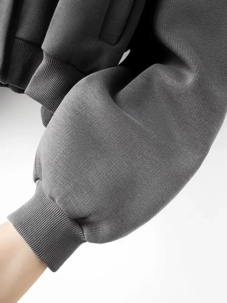 Josie tréningová súprava | Trendy pletený sveter s kapucňou a širokými nohavicami pre ženy