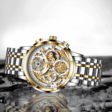 Elegant herre quartz-ur til erhverv | Vandtæt op til 3 Bar – Ronog