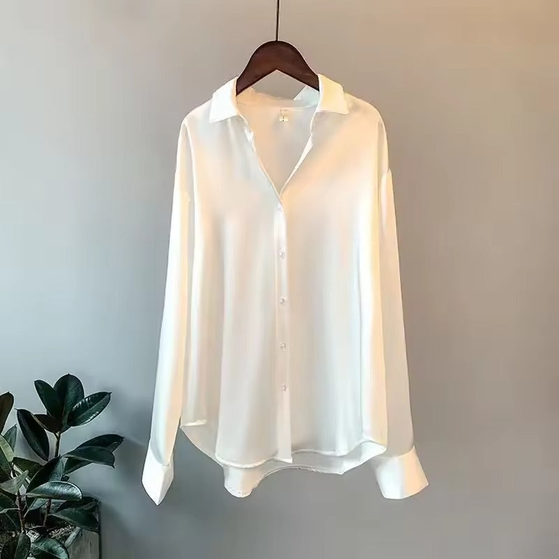Luxuriöse Seidenbluse – Eleganz und Vielseitigkeit für Jeden Anlass