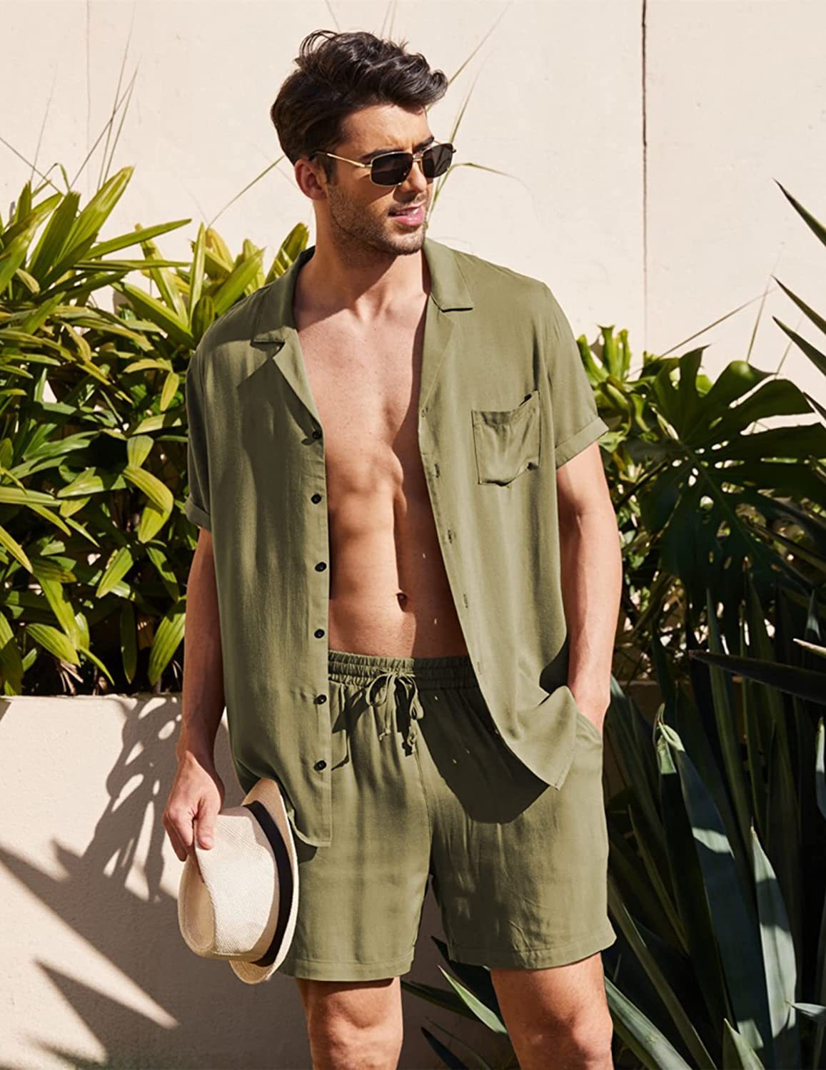 Set estivo comodo per uomo – stile e comfort per le giornate calde