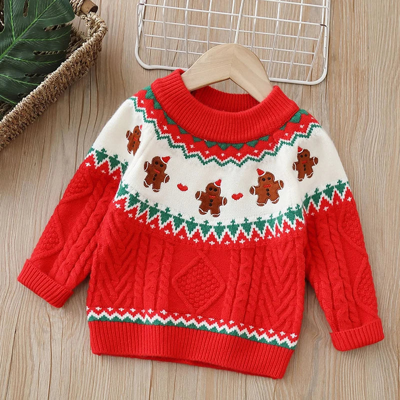 Schattige Kindertrui met Pluche Teddybeer voor Jongens en Meisjes, Warm en Comfortabel 0