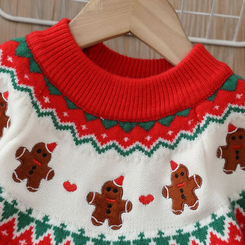 Schattige Kindertrui met Pluche Teddybeer voor Jongens en Meisjes, Warm en Comfortabel 3