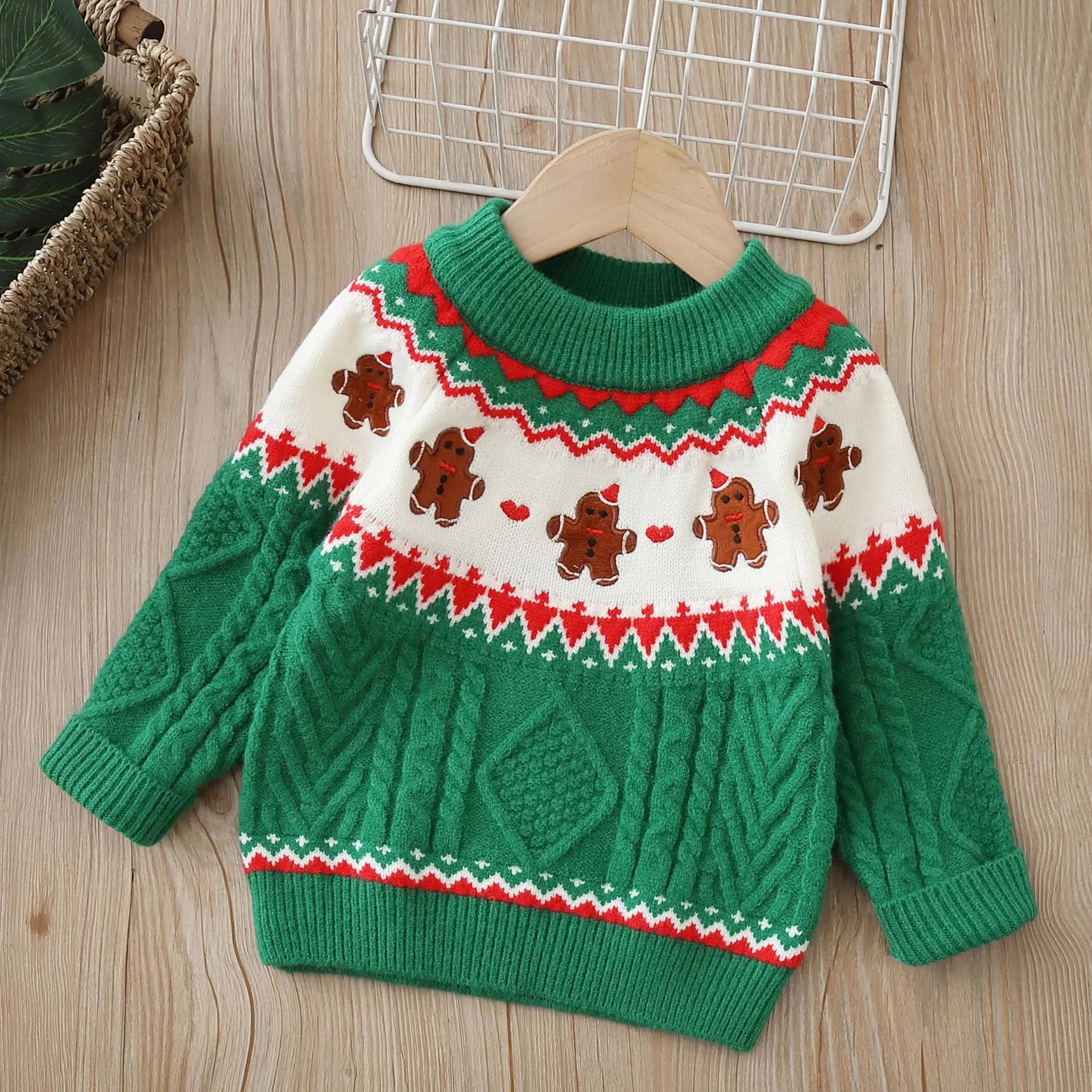Schattige Kindertrui met Pluche Teddybeer voor Jongens en Meisjes, Warm en Comfortabel 6