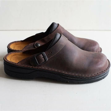 Elegante Unisex-Lederpantoffeln mit Komfortsohle für Alltag & Zuhause