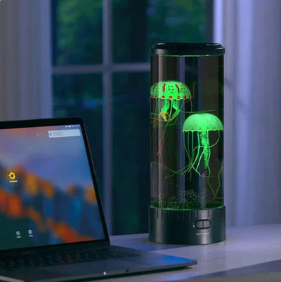 OceanGlow LED medúzová lávová lampa – upokojujúce farby stretávajú hypnotizujúci pohyb