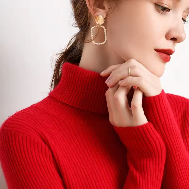 Heliar Pull à col roulé en cachemire pour femmes | Sweat-shirt doux et élégant pour l'hiver