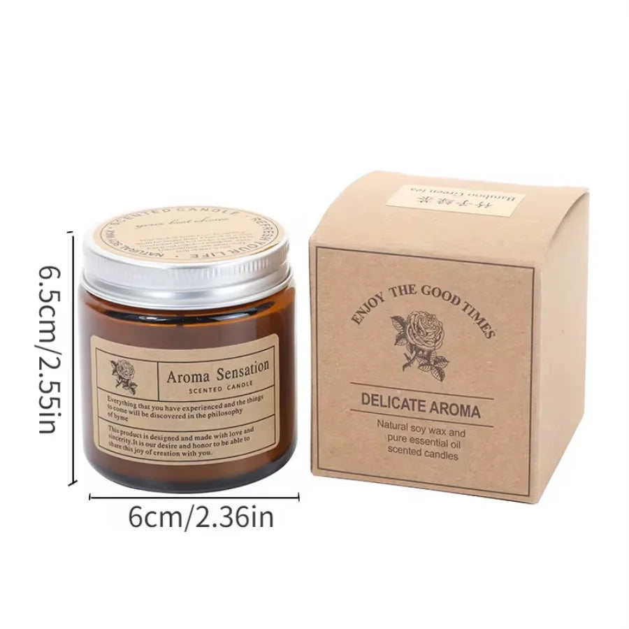 PureGlow Vonná sviečka – Bez dymu a plná vône pre relaxáciu