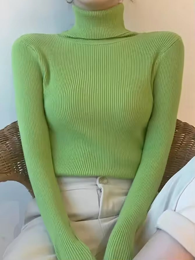 Heliar Pull à col roulé en cachemire pour femmes | Sweat-shirt doux et élégant pour l'hiver