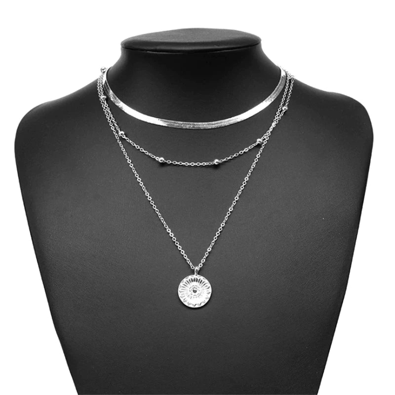 Trojitý náhrdelník z 925 striebra – Elegantný a všestranný