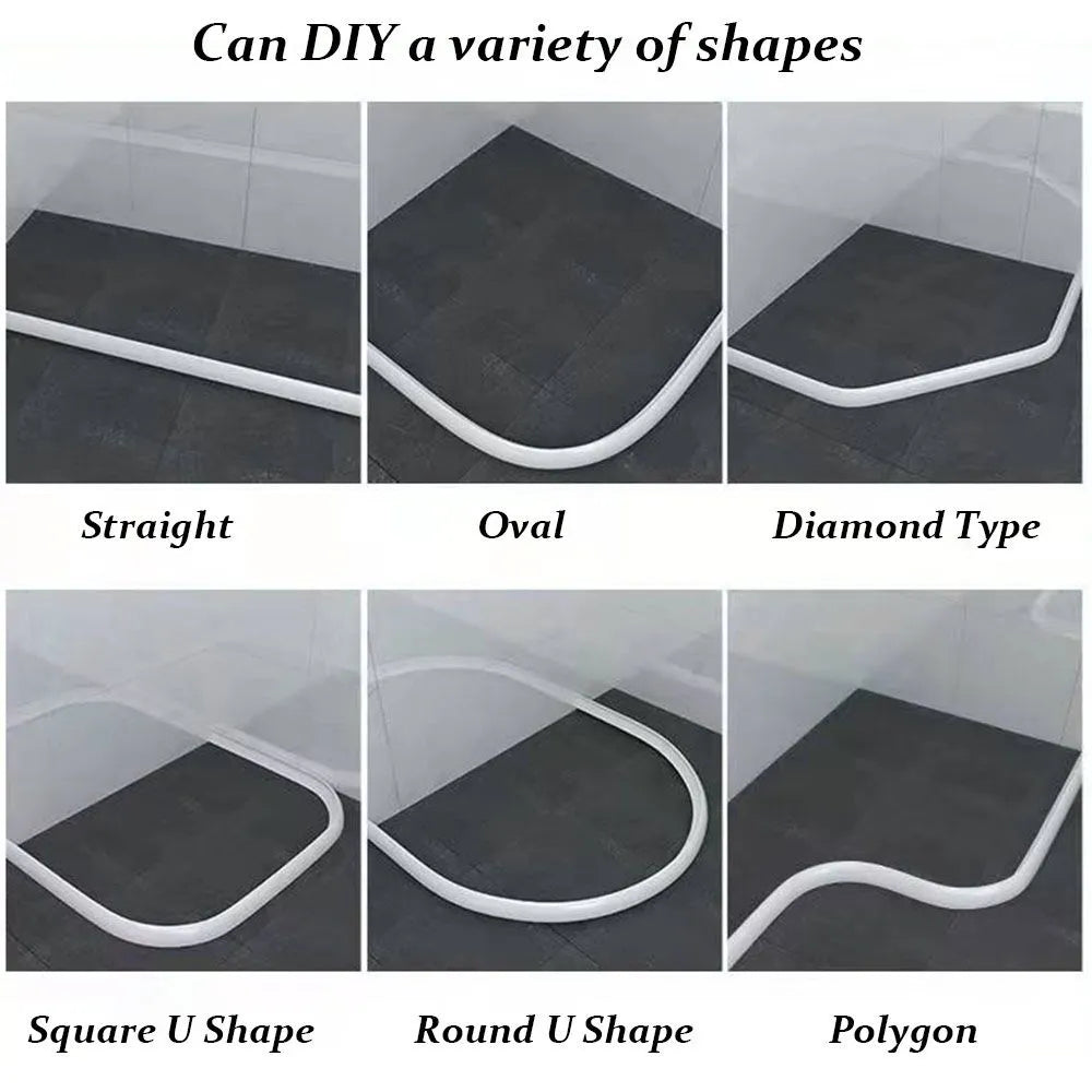 WaterStop sprchová zábrana - silikónové tesnenie pre suchú kúpeľňu