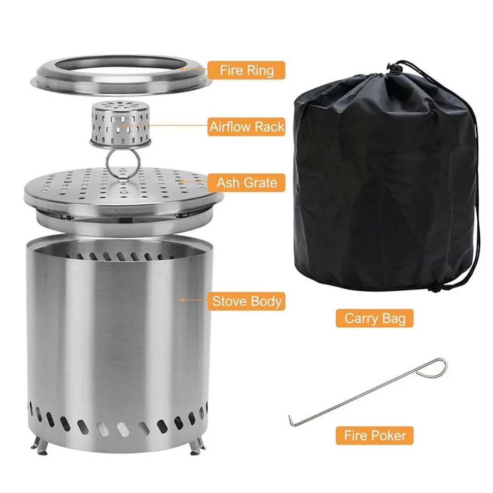 Devako Smoke - Prenosný ohniskový kôš