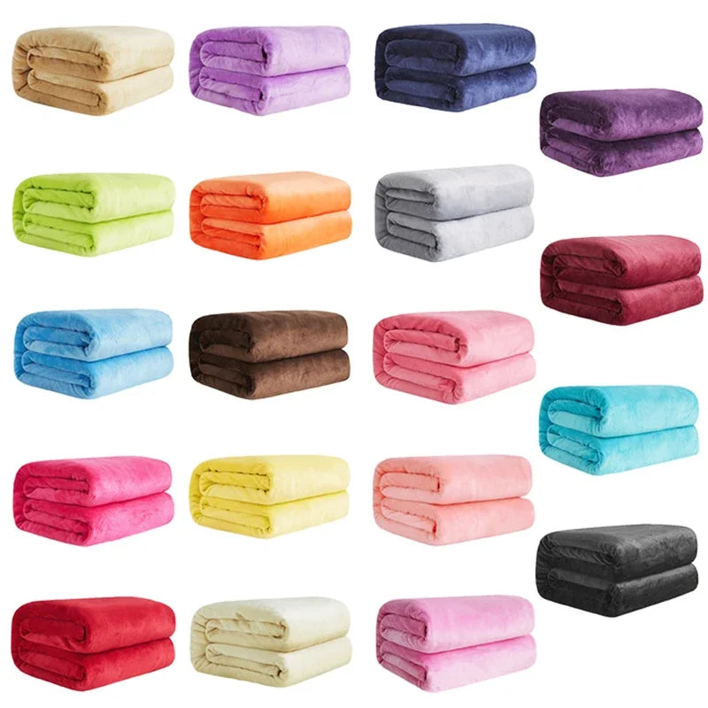 CozyBloom – Mäkká koralová fleecová deka pre bábätko, pohovku a posteľ
