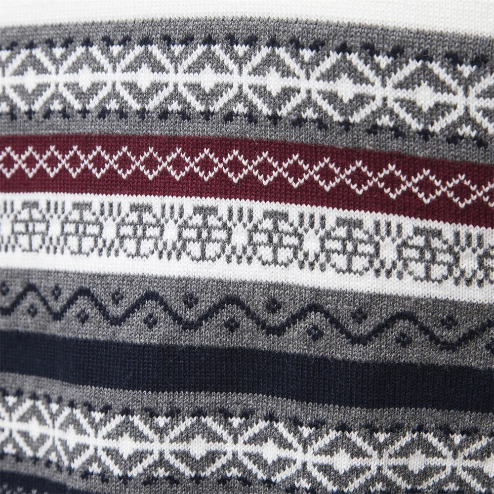 Yarvik svetr | pánský svetr s retro vzorem | stylový a pohodlný