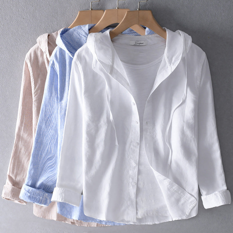 Devako Lucille Camicia di lino traspirante