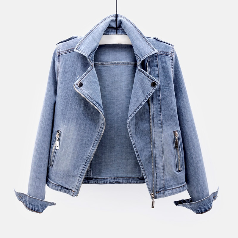 Giacca di jeans da donna – stile vintage, ampia e comoda per ogni occasione