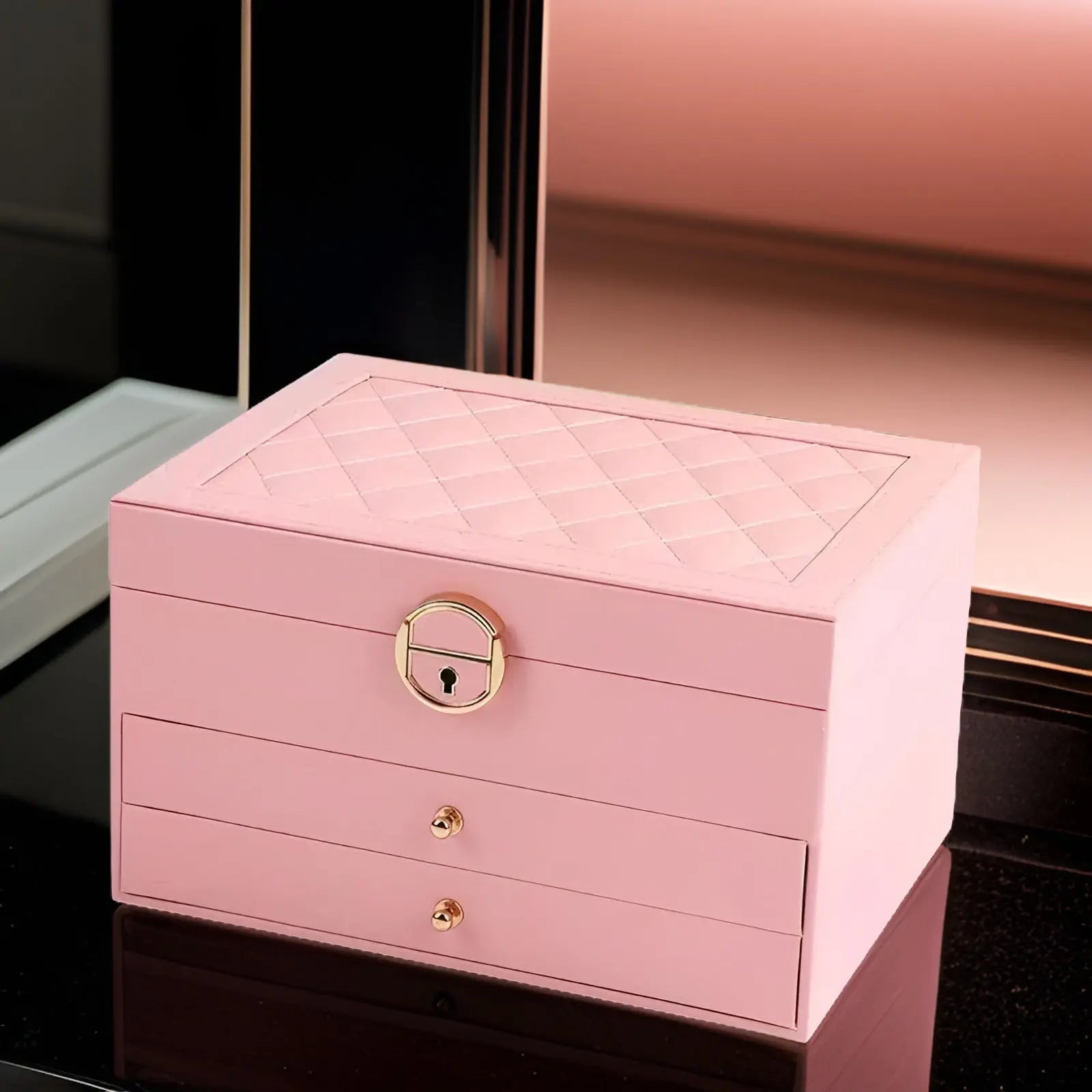 Luxusná viacvrstvová šperkovnica – EleganceBox