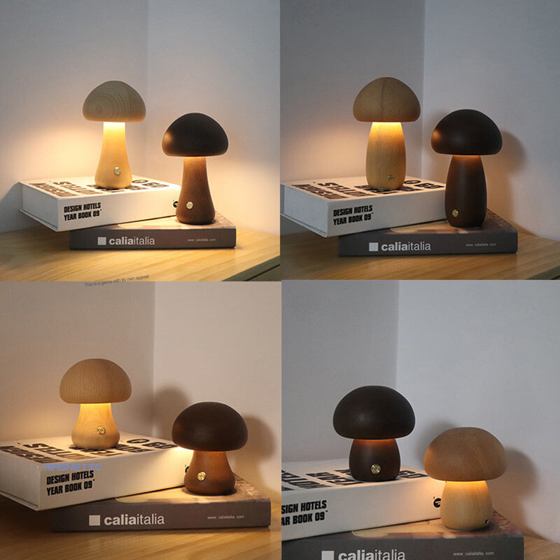 Devako drevokaz LED nočné svetlo s dotykovým vypínačom