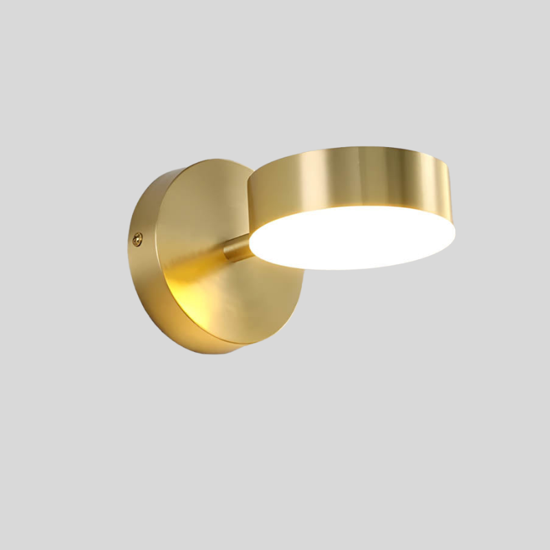 LED nástěnná svítidla v mědi skandinávský - moderní design s teplem
