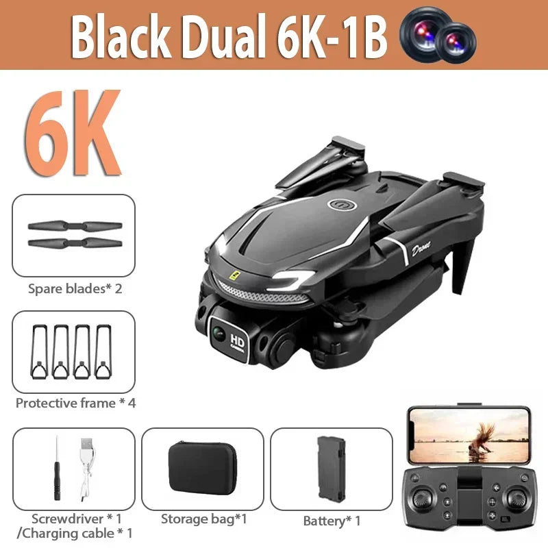 SkyVision – V88 dron s 8K kamerou, GPS a 5G pro letecké snímky