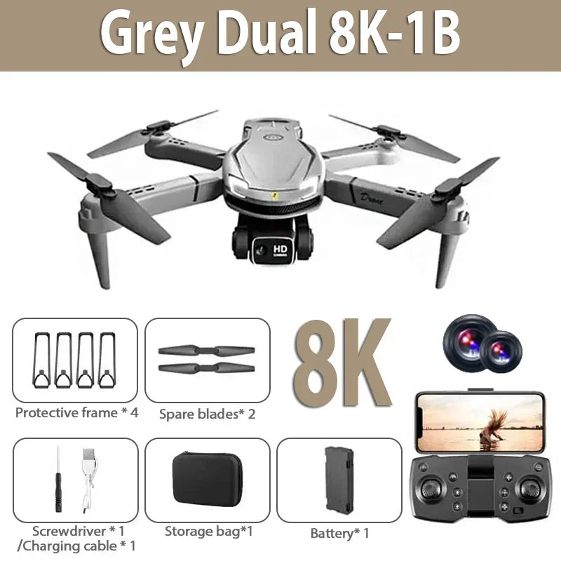 SkyVision – V88 dron s 8K kamerou, GPS a 5G pro letecké snímky