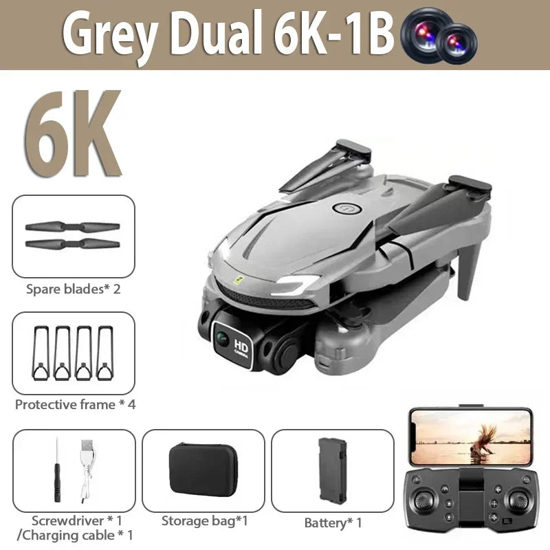 SkyVision – V88 dron s 8K kamerou, GPS a 5G pro letecké snímky