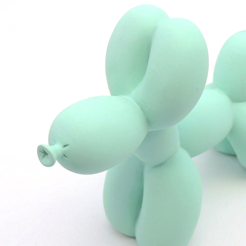Artivio – Socha balónového psa z polyresínu, farebná, 20 cm