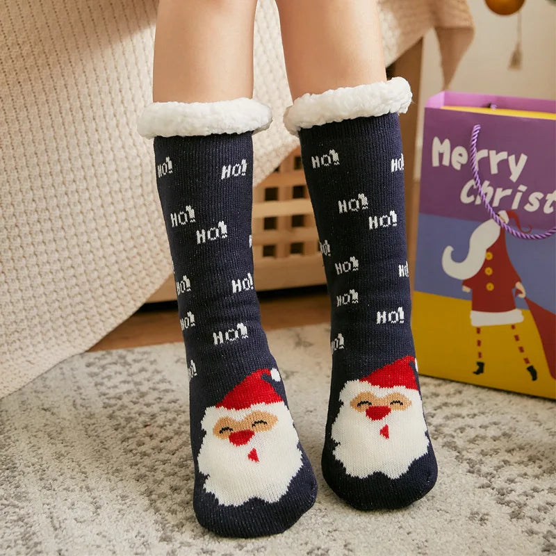 Warme Pluche Sokken voor Dames met Antislip, Perfect voor Binnengebruik 8