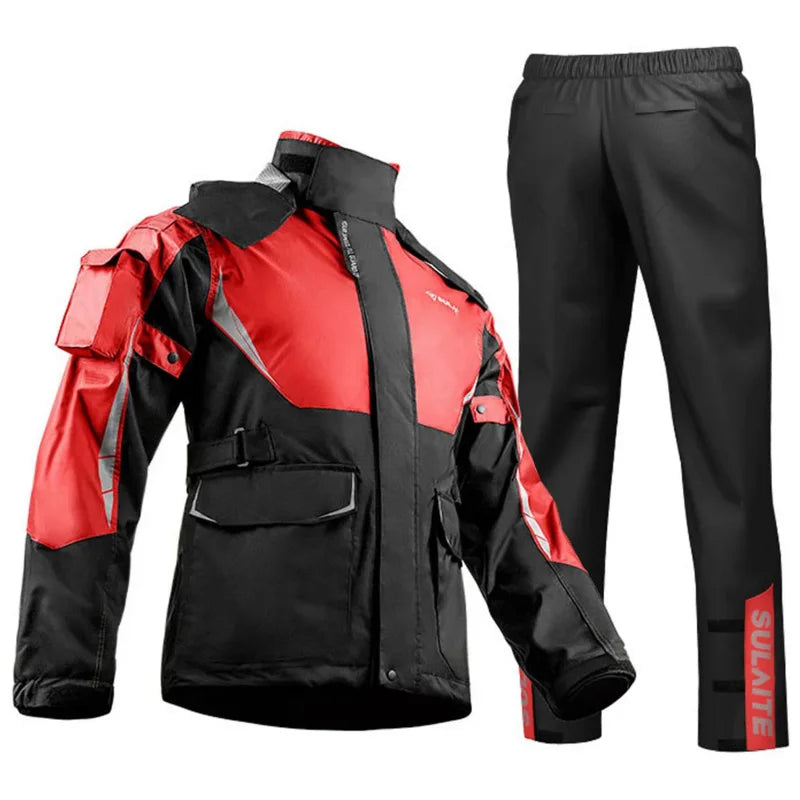 StormRide – nepremokavý motocyklový pršiplášť pre jazdcov, priedušný a reflexný