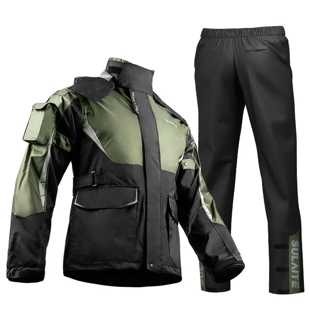 StormRide – nepremokavý motocyklový pršiplášť pre jazdcov, priedušný a reflexný