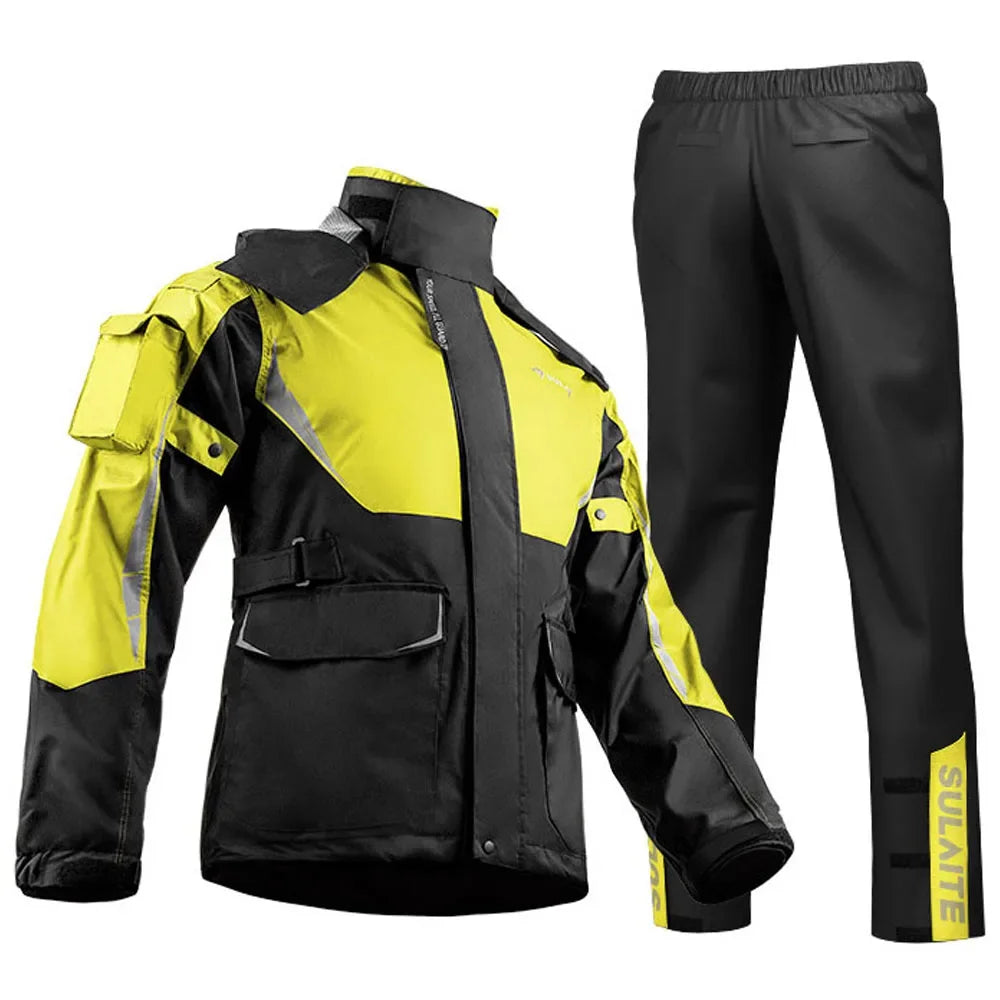 StormRide – nepremokavý motocyklový pršiplášť pre jazdcov, priedušný a reflexný
