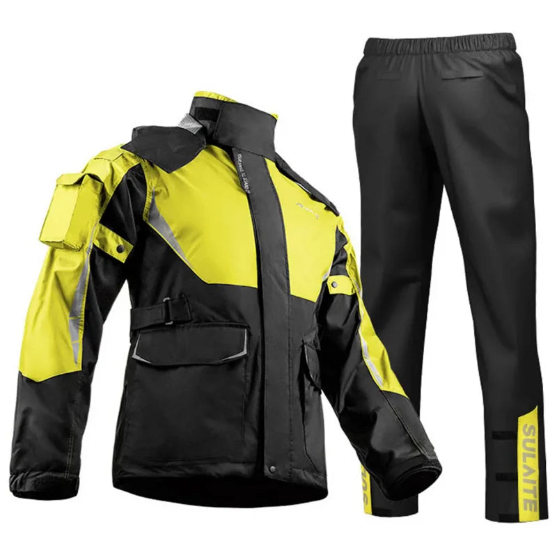 StormRide – nepremokavý motocyklový pršiplášť pre jazdcov, priedušný a reflexný