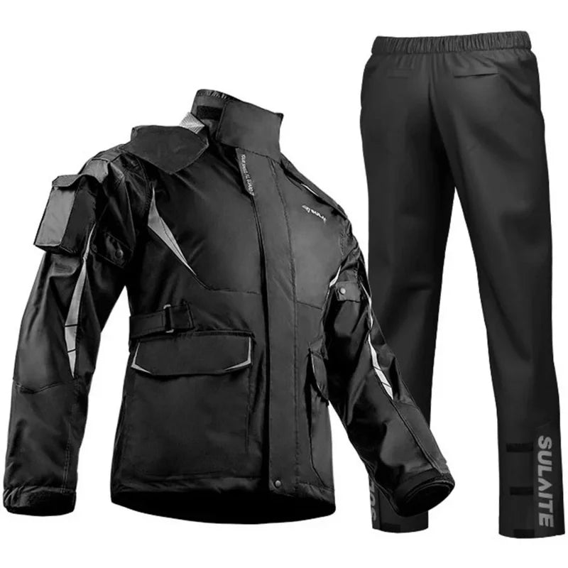 StormRide – nepremokavý motocyklový pršiplášť pre jazdcov, priedušný a reflexný