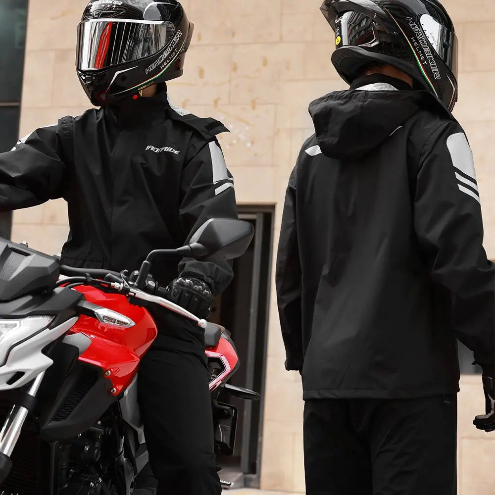 MotoShield – nepremokavý motocyklový plášť proti dažďu, vetruodolný pre dámy a pánov