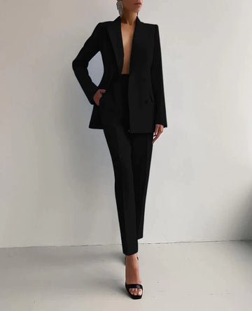 Elegantes Set aus Blazer und Hose - Ballerina