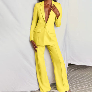 Zinzdi - Elegantes Blazer- und Hosenset | Damen Anzug für stilvolle Auftritte