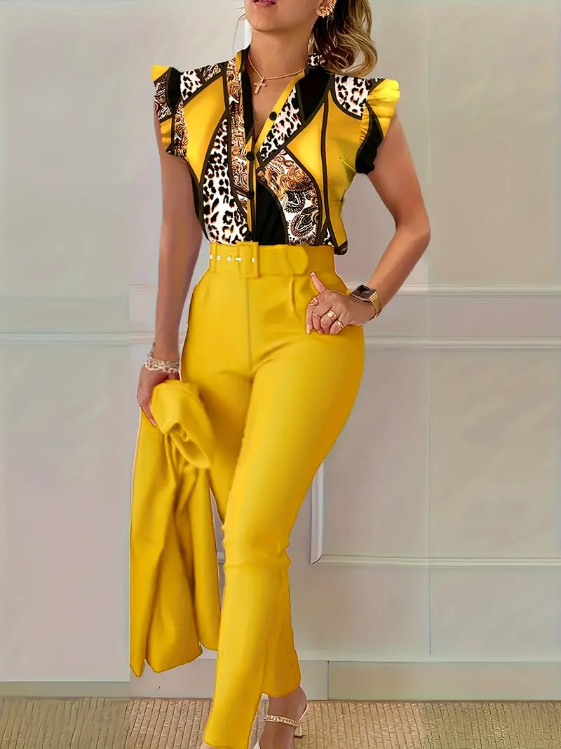 Dvojdielna súprava s leopardím vzorom - Azala