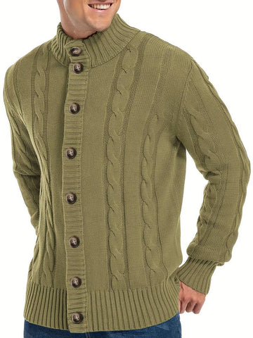 Devako Polar Cardigan til mænd - stilfuldt mønster og behageligt design