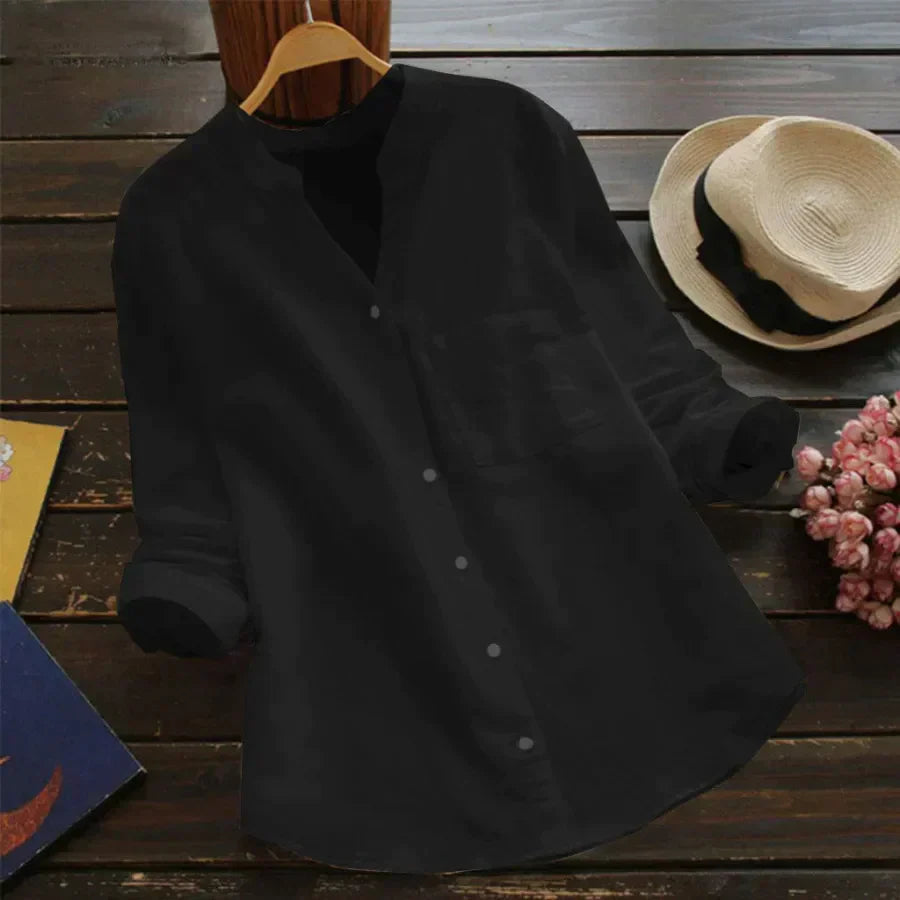 Camicia Devako in misto lino-cotone di Devako Flynn