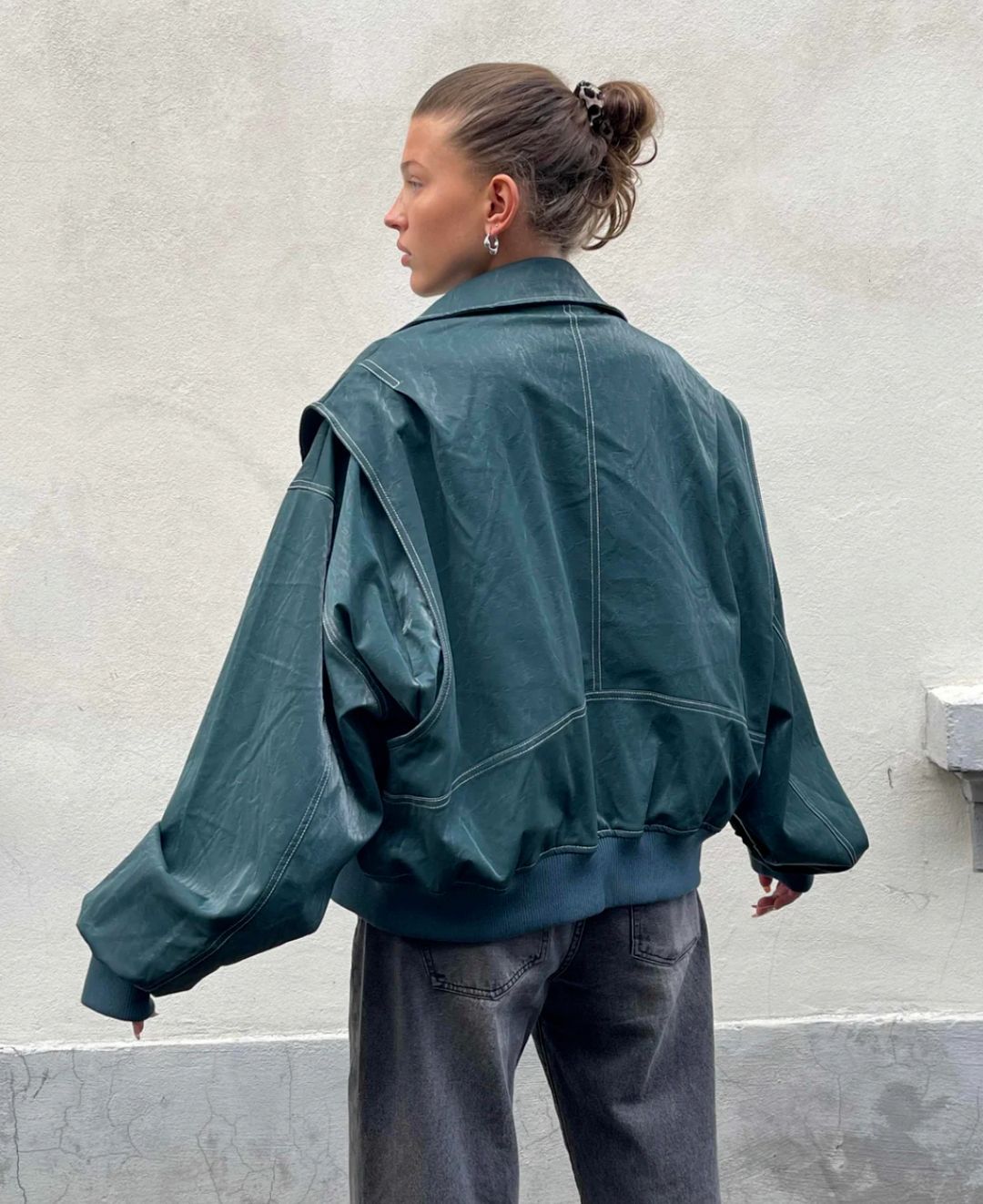 Whitley bunda - elegantná kožená bomber bunda pre ženy